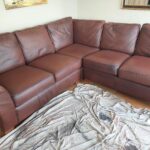Brown Leather Sofa Restoration
