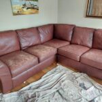 Brown Leather Sofa Restoration