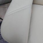 Cream Armchair - Leather Repairs