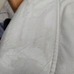 Cream Armchair - Leather Repairs
