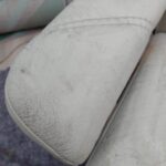 Cream Armchair - Leather Repairs