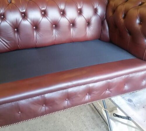 Essex Leather Sofa Restoration