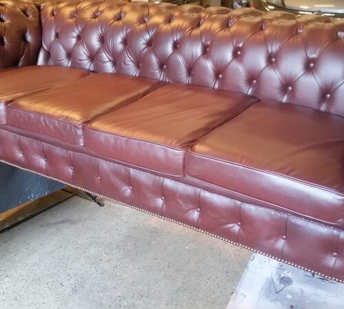 Essex Leather Sofa Restoration