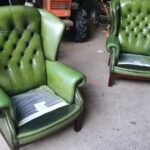 Green Three Piece Suite Restore