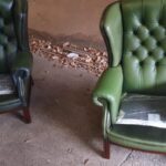 Green Three Piece Suite Restore