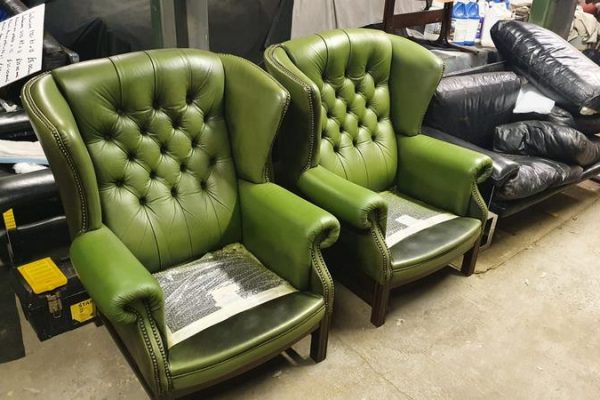 Green Three Piece Suite Restore